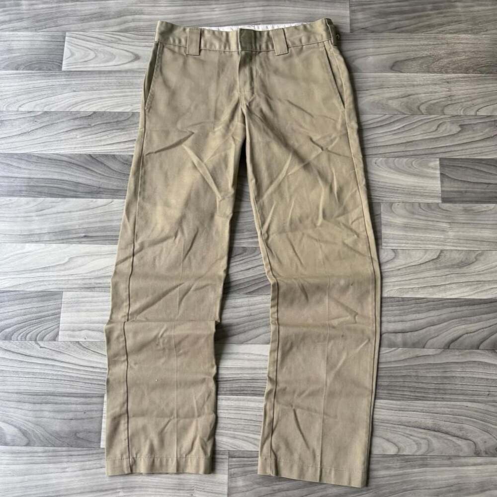 Dickies Straight Leg Chino Pants Men's 30x32 Tan Y2K Workwear